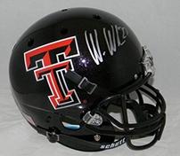 Wes Welker Texas Tech Red Raiders Helmet 202//176